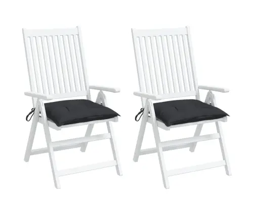 Tooli Istmepadjad 2 Tk, Must, 40 X 40 X 7 Cm Kangas