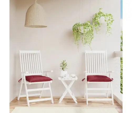 Tooli Istmepadjad 2 Tk, Veinipunane, 40 X 40 X 7 Cm Kangas