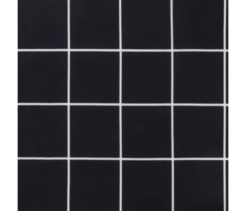 Toolipadjad 6 Tk, Mustad Ruudud, 40 X 40 X 7 cm Kangas