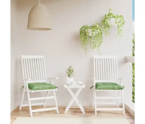 Toolipadjad 2 Tk, Lehemuster, 40 X 40 X 7 cm Kangas