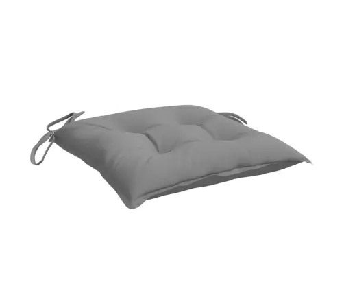 Dārza Krēslu Spilveni, 6 Gab., Pelēki, 50X50X7 Cm, Audums Vidaxl