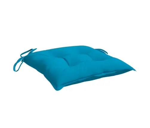 Palešu Matrači, 2 Gab., Gaiši Zili, 50X50X7 Cm, Audums Vidaxl