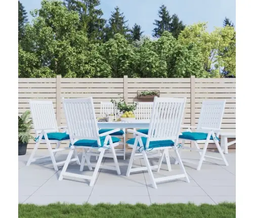 Palešu Matrači, 6 Gab., Gaiši Zili, 50X50X7 Cm, Audums Vidaxl