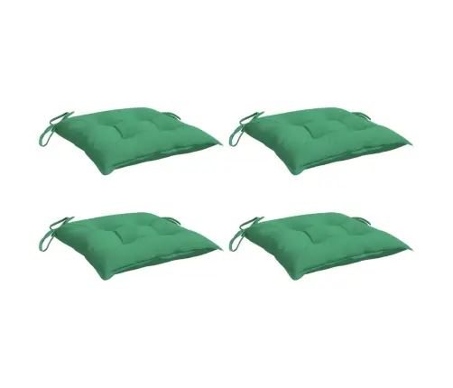 Palešu Matrači, 4 Gab., Zaļi, 50X50X7 Cm, Audums Vidaxl