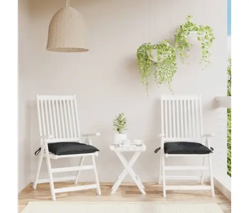 Palešu Matrači, 2 Gab., Melni, 50X50X7 Cm, Audums Vidaxl