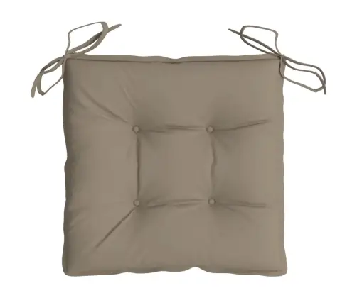 Istmepadjad Euroalusele 6 Tk, Pruunikashall, 50X50X7 cm Kangas