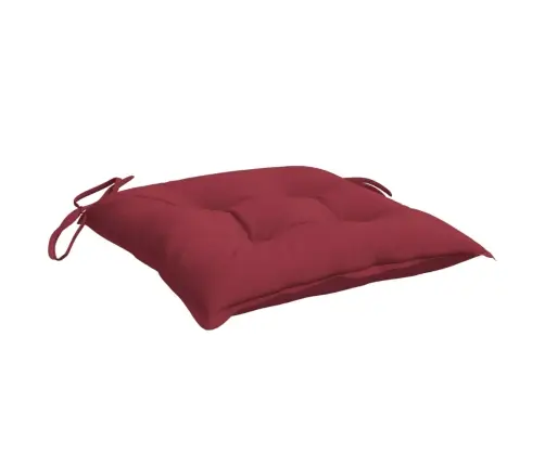 Palešu Matrači, 6 Gab., Vīnsarkani, 50X50X7 Cm, Audums Vidaxl