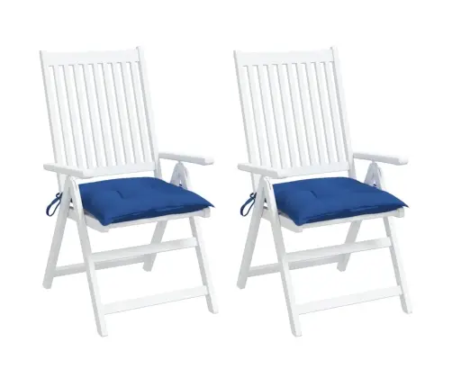 Palešu Matrači, 2 Gab., Zili, 50X50X7 Cm, Audums Vidaxl