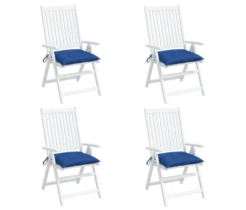 Palečių Pagalvėlės, 4Vnt., Mėlynos, 50X50X7cm Oksfordo Audinys