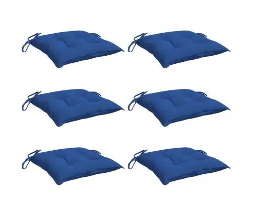 Palešu Matrači, 6 Gab., Zili, 50X50X7 Cm, Audums Vidaxl