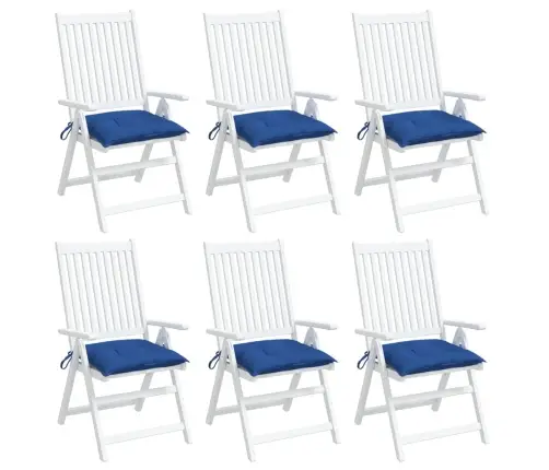 Palešu Matrači, 6 Gab., Zili, 50X50X7 Cm, Audums Vidaxl