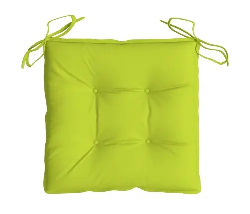 Palešu Matrači, 2 Gab., Spilgti Zaļi, 50X50X7 Cm, Audums Vidaxl