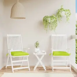 Palešu Matrači, 2 Gab., Spilgti Zaļi, 50X50X7 Cm, Audums Vidaxl