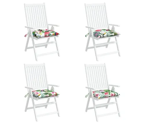 Toolipadjad 4 Tk, Mitmevärviline, 50 X 50 X 7 cm Kangas