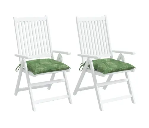 Tooli Istmepadjad 2 Tk, Lehemuster, 50 X 50 X 7 cm Kangas