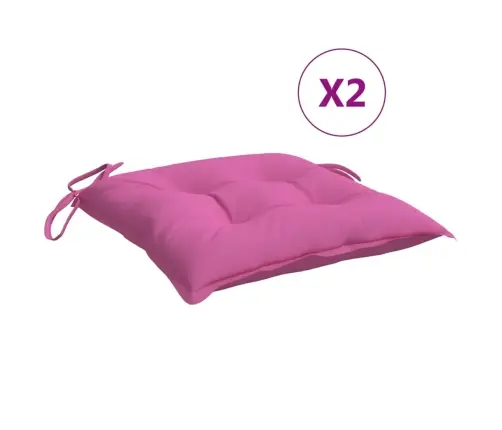 Tooli Istmepadjad 2 Tk, Roosa, 50 X 50 X 7 cm Kangas