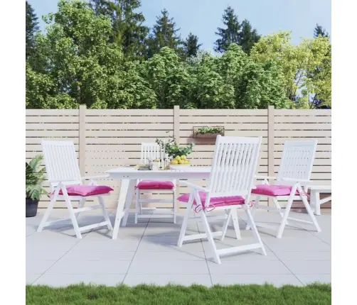 Krēslu Spilveni, 4 Gab., Rozā, 50X50X7 Cm, Oksforda Audums Vidaxl