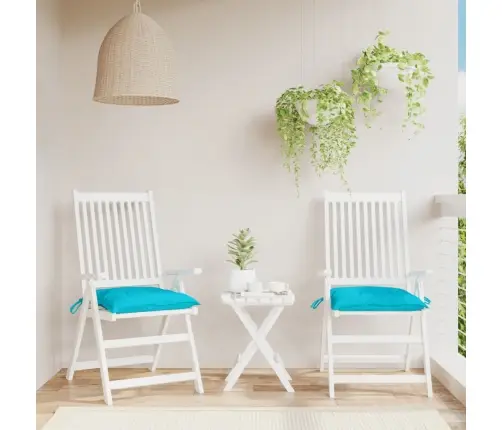 Krēslu Spilveni, 2 Gab., Zili, 50X50X7 Cm, Oksforda Audums Vidaxl