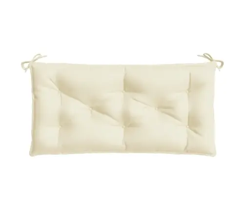 Dārza Sola Matracis, 100X50X7 Cm, Audums, Krēmkrāsas Vidaxl