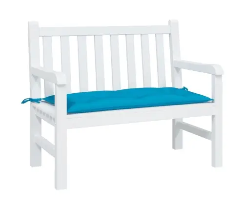 Dārza Sola Matracis, 100X50X7 Cm, Audums, Gaiši Zils Vidaxl