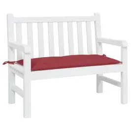 Dārza Sola Matracis, 100X50X7 Cm, Audums, Vīnsarkans Vidaxl