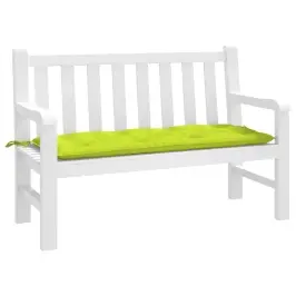 Dārza Sola Matracis, 120X50X7 Cm, Audums, Spilgti Zaļš Vidaxl