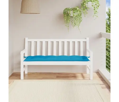 Sodo Suoliuko Pagalvėlė, Šviesiai Mėlyna, 150X50X7cm Audinys