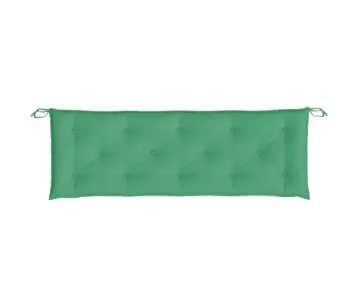 Dārza Sola Matracis, 150X50X7 Cm, Zaļš Audums Vidaxl