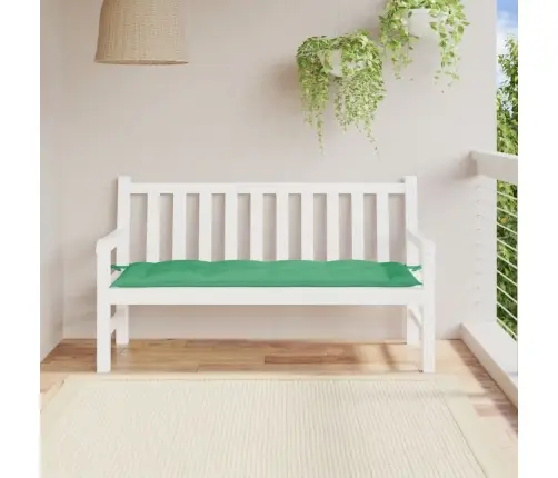 Dārza Sola Matracis, 150X50X7 Cm, Zaļš Audums Vidaxl