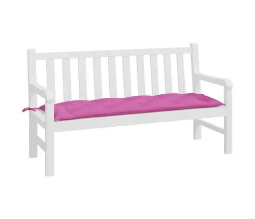 Dārza Sola Matracis, 150X50X7 Cm, Oksforda Audums, Rozā Vidaxl