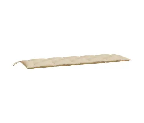 Dārza Sola Matracis, 180X50X7 Cm, Audums, Bēšs Vidaxl