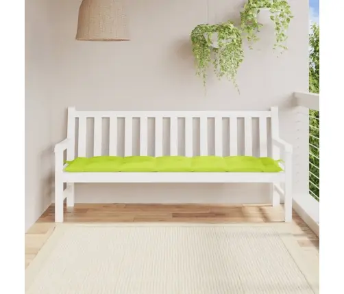 Dārza Sola Matracis, 180X50X7 Cm, Audums, Spilgti Zaļš Vidaxl