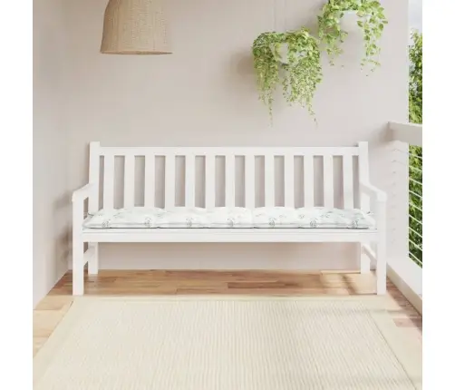 Sodo Suoliuko Pagalvėlė, 180X50X7cm Audinys, Su Lapais