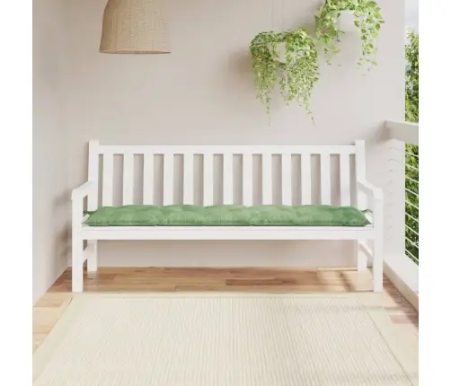 Dārza Sola Matracis, 180X50X7 Cm, Audums Ar Lapu Apdruku Vidaxl