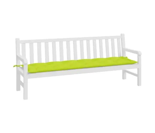 Dārza Sola Matracis, 200X50X7 Cm, Audums, Spilgti Zaļš Vidaxl