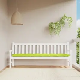 Dārza Sola Matracis, 200X50X7 Cm, Audums, Spilgti Zaļš Vidaxl