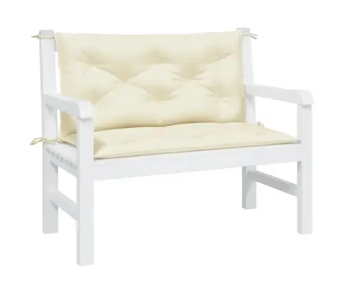 Dārza Sola Matrači, 2 Gab., 100X50X7 Cm, Oksforda Audums, Bēši Vidaxl