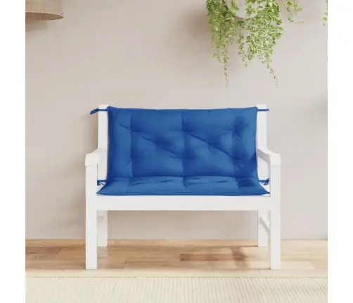 Dārza Sola Matrači, 2 Gab., 100X50X7 Cm, Oksforda Audums, Zili Vidaxl