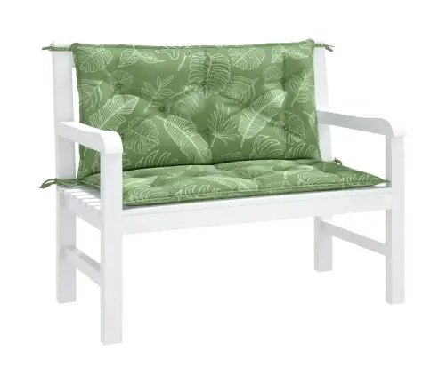 Suoliuko Pagalvėlės, 2Vnt., 100X50X7cm Audinys, Su Lapais