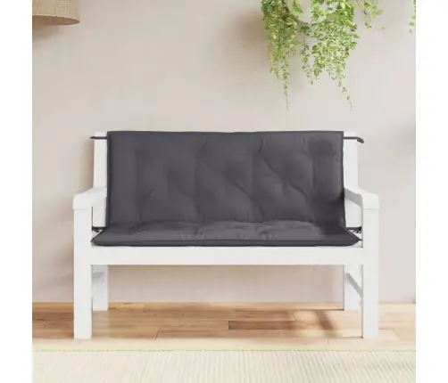 Dārza Sola Matrači, 2 Gab., 120X50X7Cm, Oksforda Audums, Pelēki Vidaxl