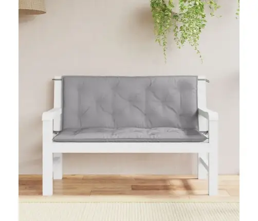 Dārza Sola Matrači, 2 Gab., 120X50X7Cm, Oksforda Audums, Pelēki Vidaxl