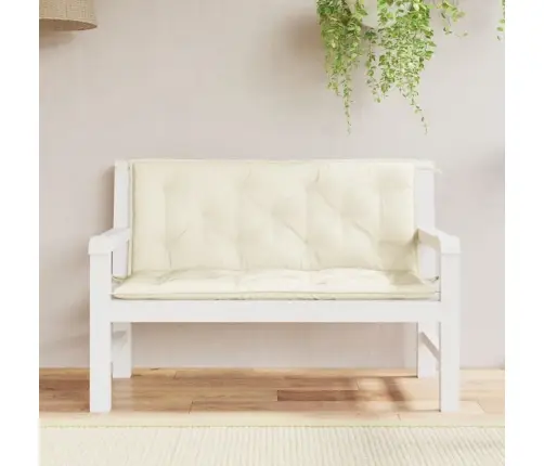 Dārza Sola Matrači, 2 Gab., 120X50X7Cm, Oksforda Audums, Bēši Vidaxl