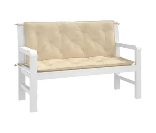 Aiapingi Istmepadjad 2 Tk, Beež, 120X50X7 cm Oxford-Kangas