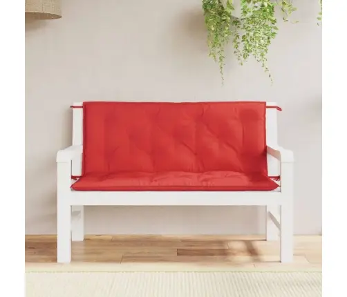 Dārza Sola Matrači, 2Gab., 120X50X7Cm, Oksforda Audums, Sarkani Vidaxl