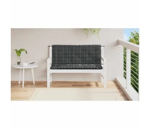 Dārza Sola Matrači, 2 Gab., 120X50X7 Cm, Melns Četrstūru Raksts Vidaxl