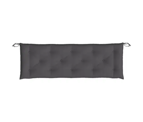 Dārza Sola Matrači, 2 Gab., 150X50X7Cm, Oksforda Audums, Pelēki Vidaxl