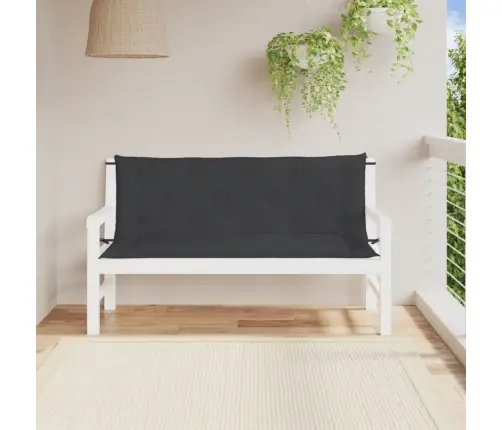 Aiapingi Istmepadjad 2 Tk, Must, 150X50X7 cm Oxford-Kangas