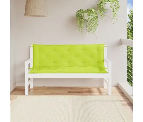 Dārza Sola Matrači, 2 Gab., 150X50X7Cm, Oksforda Audums, Zaļi Vidaxl