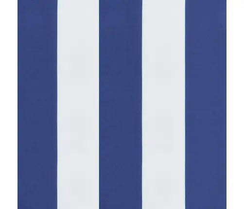 Sola Matrači, 2 Gab., 150X50X7Cm, Audums, Zilas, Baltas Svītras Vidaxl