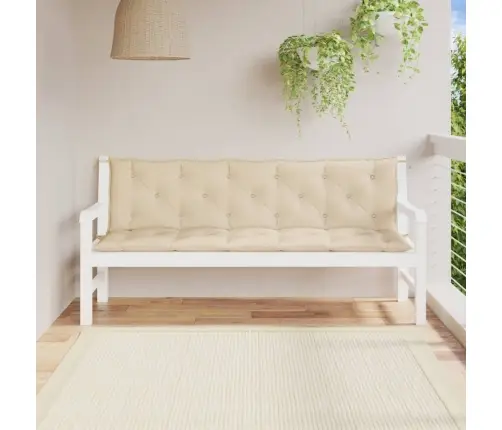 Aiapingi Istmepadjad 2 Tk, Beež, 180X50X7 cm Oxford-Kangas